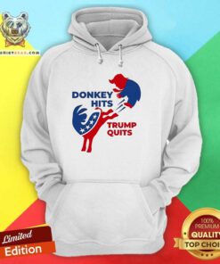Pretty Donkey Hits Trump Quits Hoodie