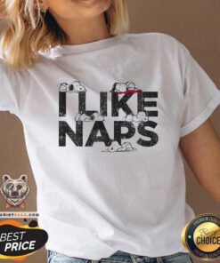 Pretty I Like Naps Peanuts V-neck