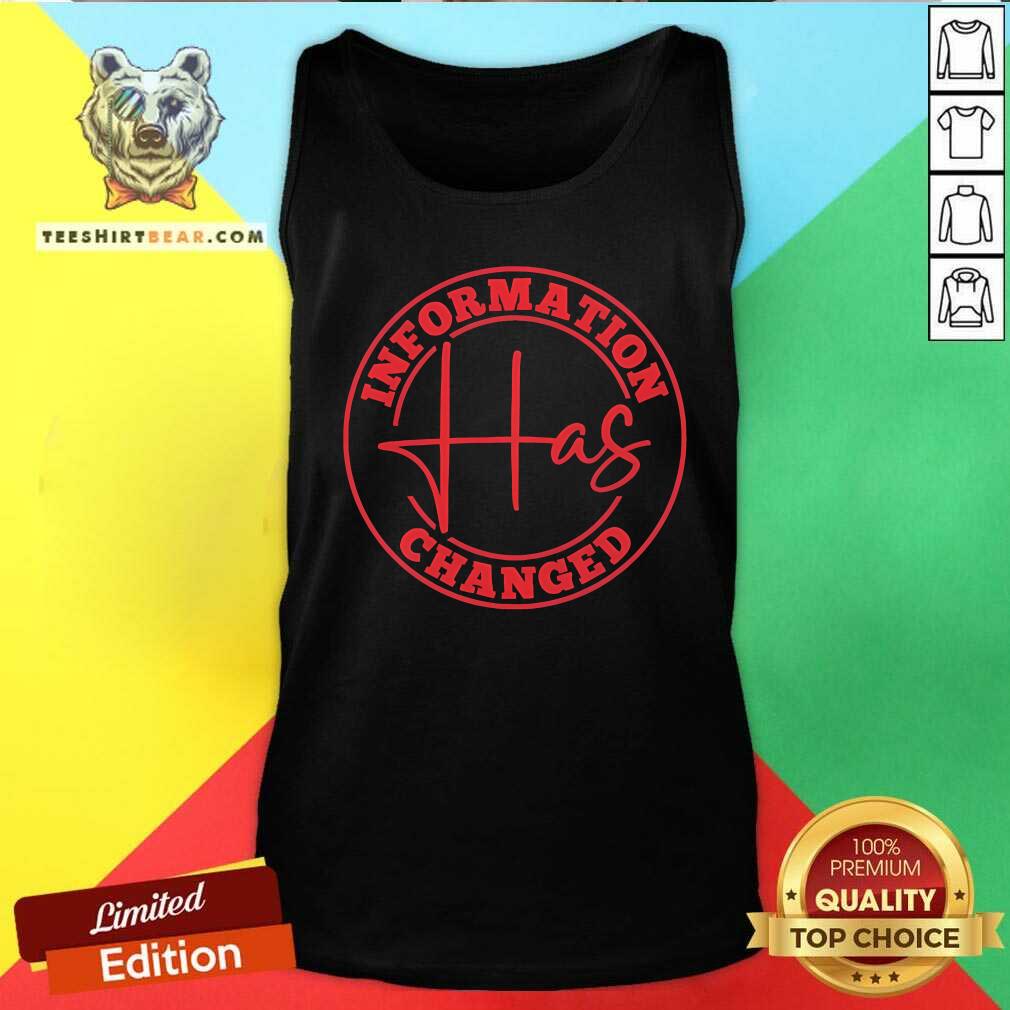 Pretty Information Has Changed NFL Start Tank-top