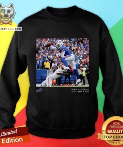 Pretty Josh Allen Buffalo Bills NFL Flash Features Week 1 Sweatshirt