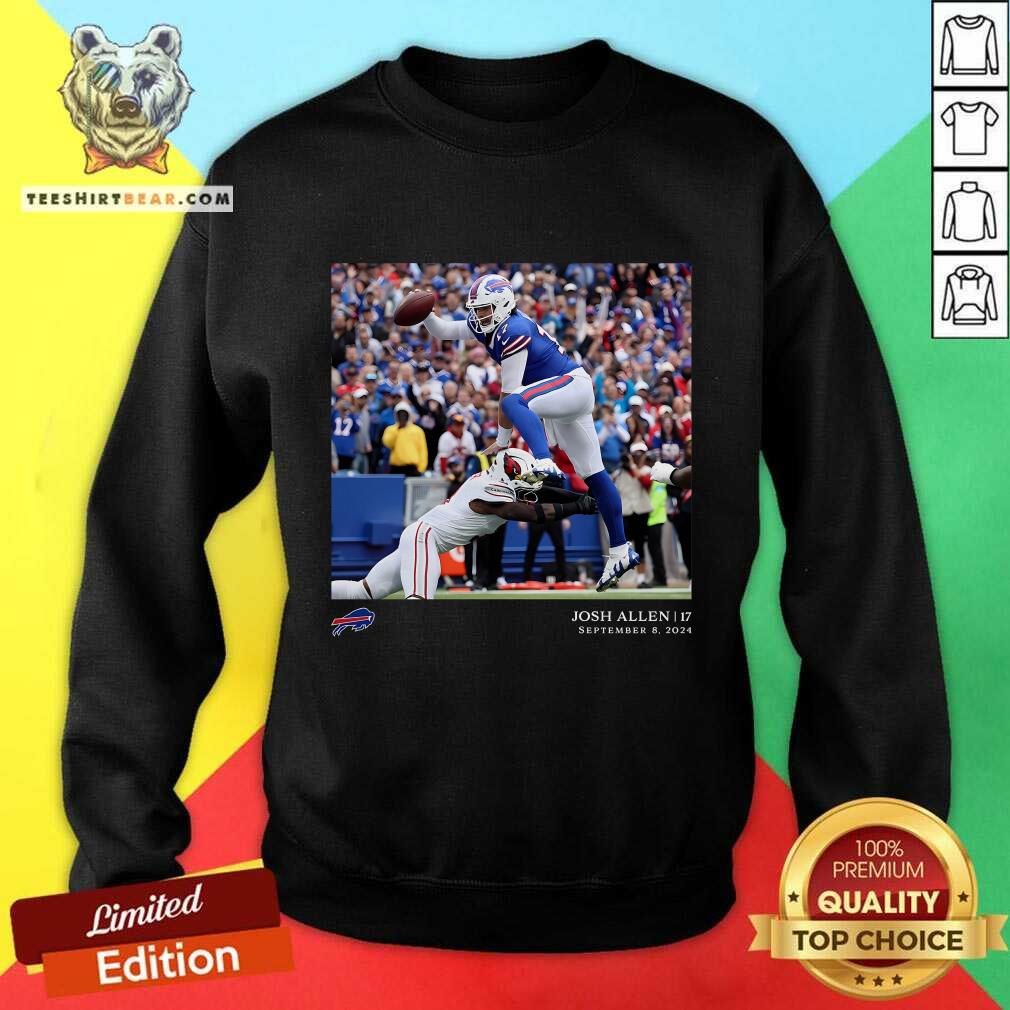 Pretty Josh Allen Buffalo Bills NFL Flash Features Week 1 Sweatshirt