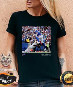 Pretty Josh Allen Buffalo Bills NFL Flash Features Week 1 V-neck