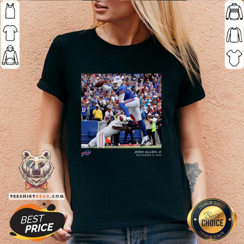 Pretty Josh Allen Buffalo Bills NFL Flash Features Week 1 V-neck
