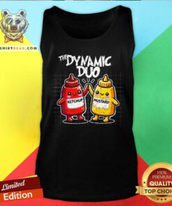 Pretty Ketchup Mustard The Dynamic Duo Best Friends Tank-top