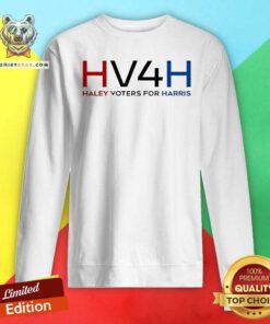 Pretty Kyle Sweetser HV4H Haley Voters For Harris Sweatshirt