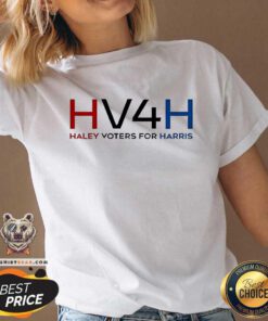 Pretty Kyle Sweetser HV4H Haley Voters For Harris V-neck