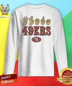 Pretty Love Sign X 49ers ASL Sweatshirt