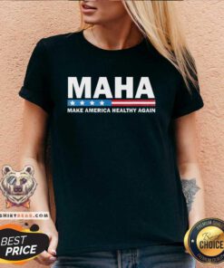 Pretty Maha Make America Healthy Again US Election V-neck
