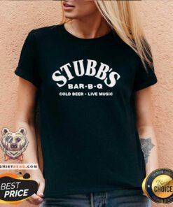 Pretty Miranda Lambert Wearing Stubb’s Bar B Q Cold Beer Live Music V-neck