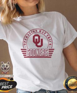 Pretty Operation Hat Trick Oklahoma Sooners V-neck