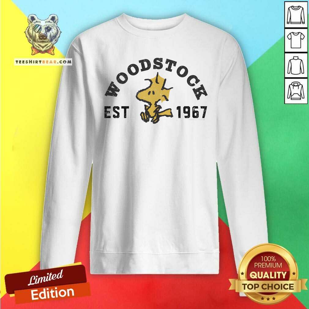 Pretty Peanuts Woodstock Adult Est 1967 Sweatshirt