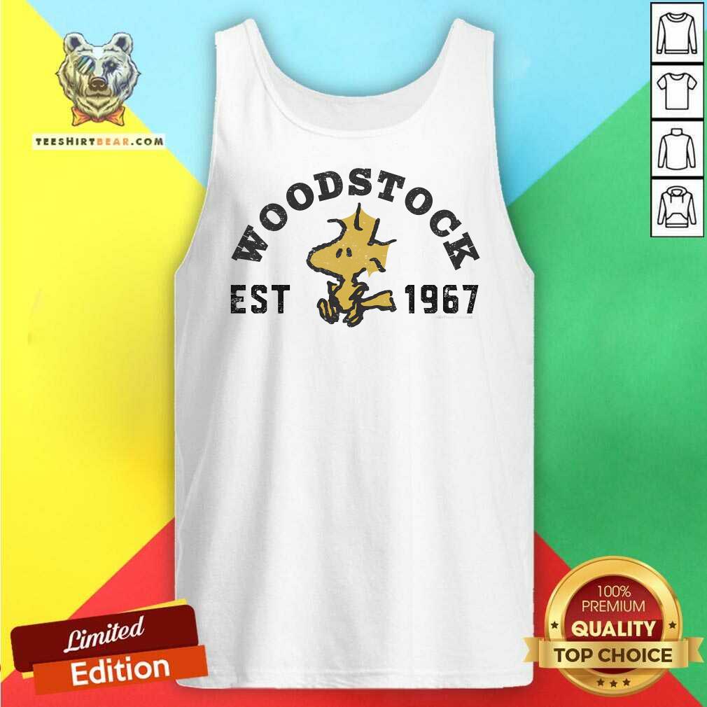 Pretty Peanuts Woodstock Adult Est 1967 Tank-top
