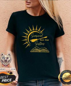 Pretty Seasoned Sisters Book Club V-neck
