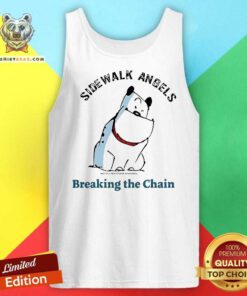 Pretty Sidewalk Angels Breaking The Chain Guard Dog Tank-top