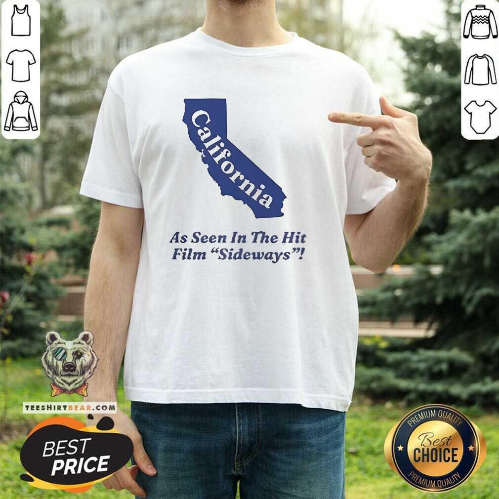 Top California As Seen In The Hit Film Sideways T-Shirt