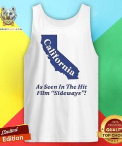 Top California As Seen In The Hit Film Sideways Tank-top