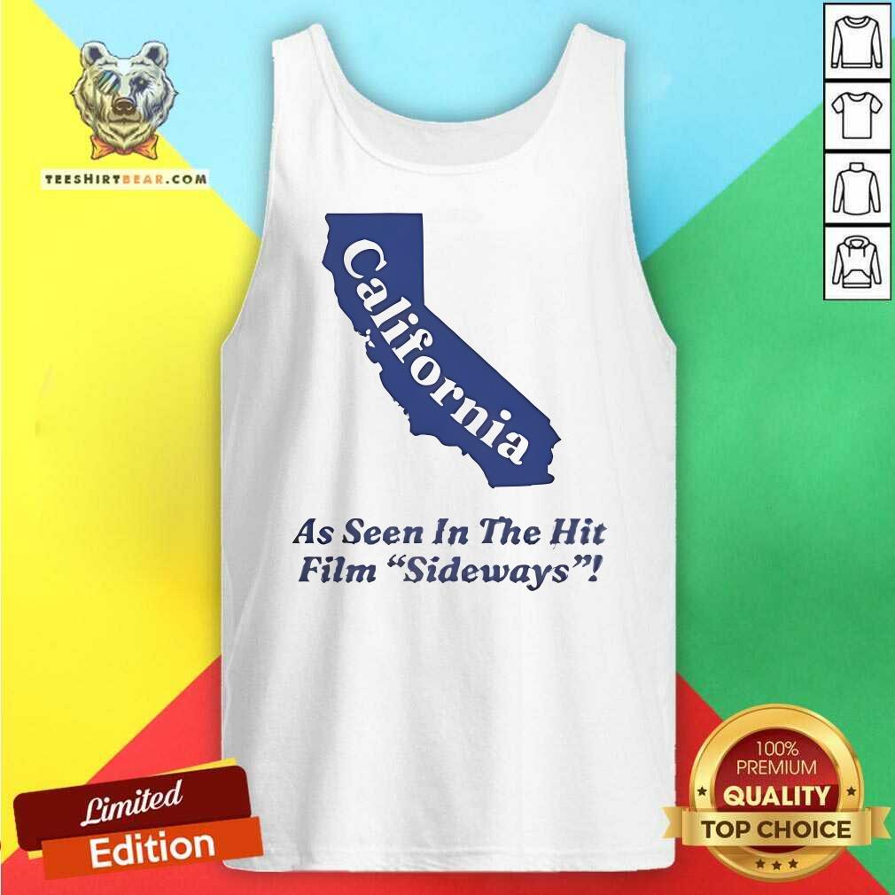 Top California As Seen In The Hit Film Sideways Tank-top