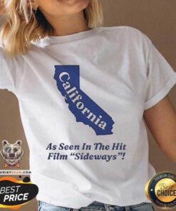 Top California As Seen In The Hit Film Sideways V-neck