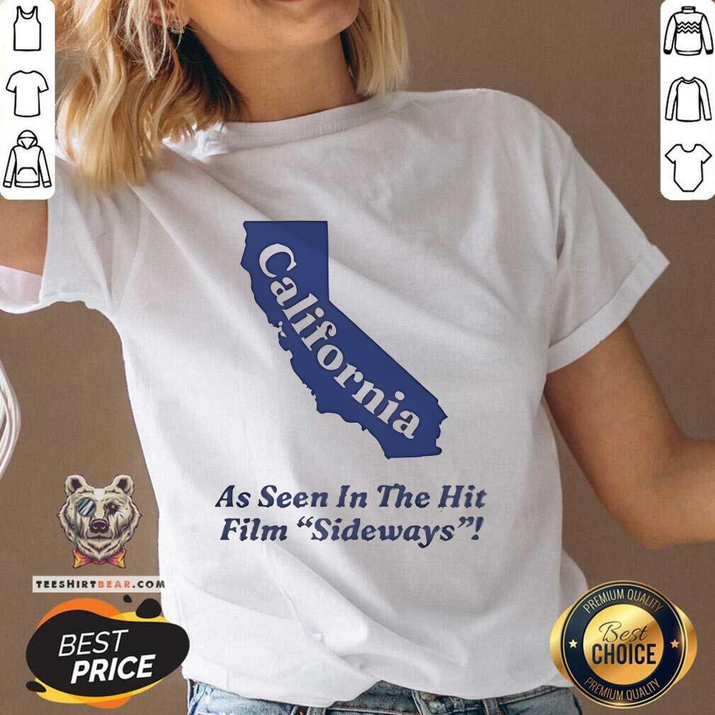 Top California As Seen In The Hit Film Sideways V-neck