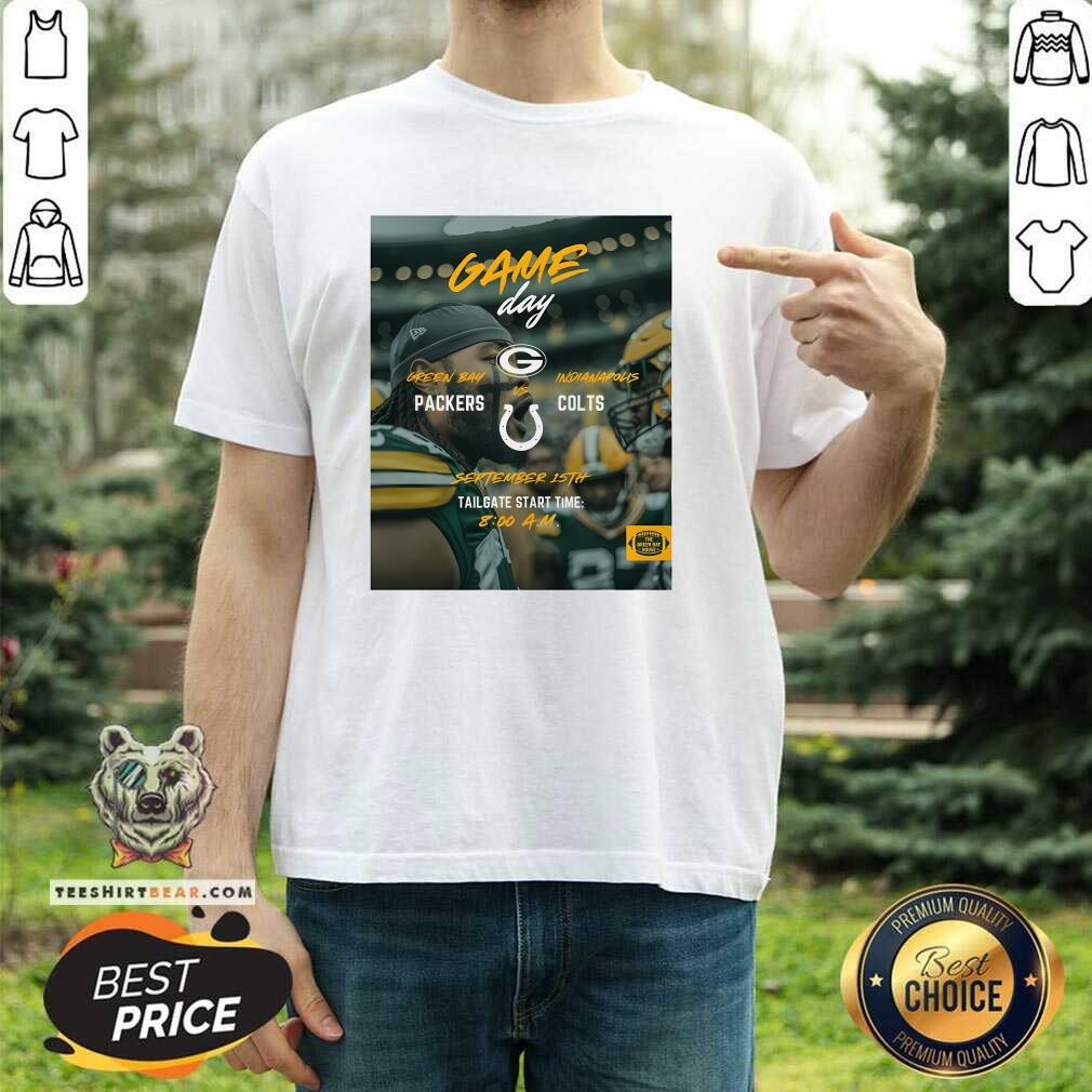 Top Gameday Green Bay Packers Vs Indianapolis Colts September 15th T-Shirt