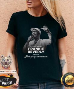 Top In Loving Memery Frankie Beverly 1946-2024 Thank You V-neck