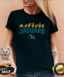 Top Love Sign X Jaguars ASL V-neck