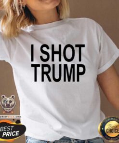 Top Trueanon I Shot Trump V-neck