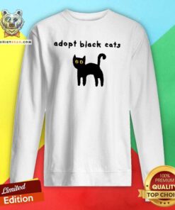 Awesome Cats Being Weird Little Guys Adopt Black Cats Sweatshirt