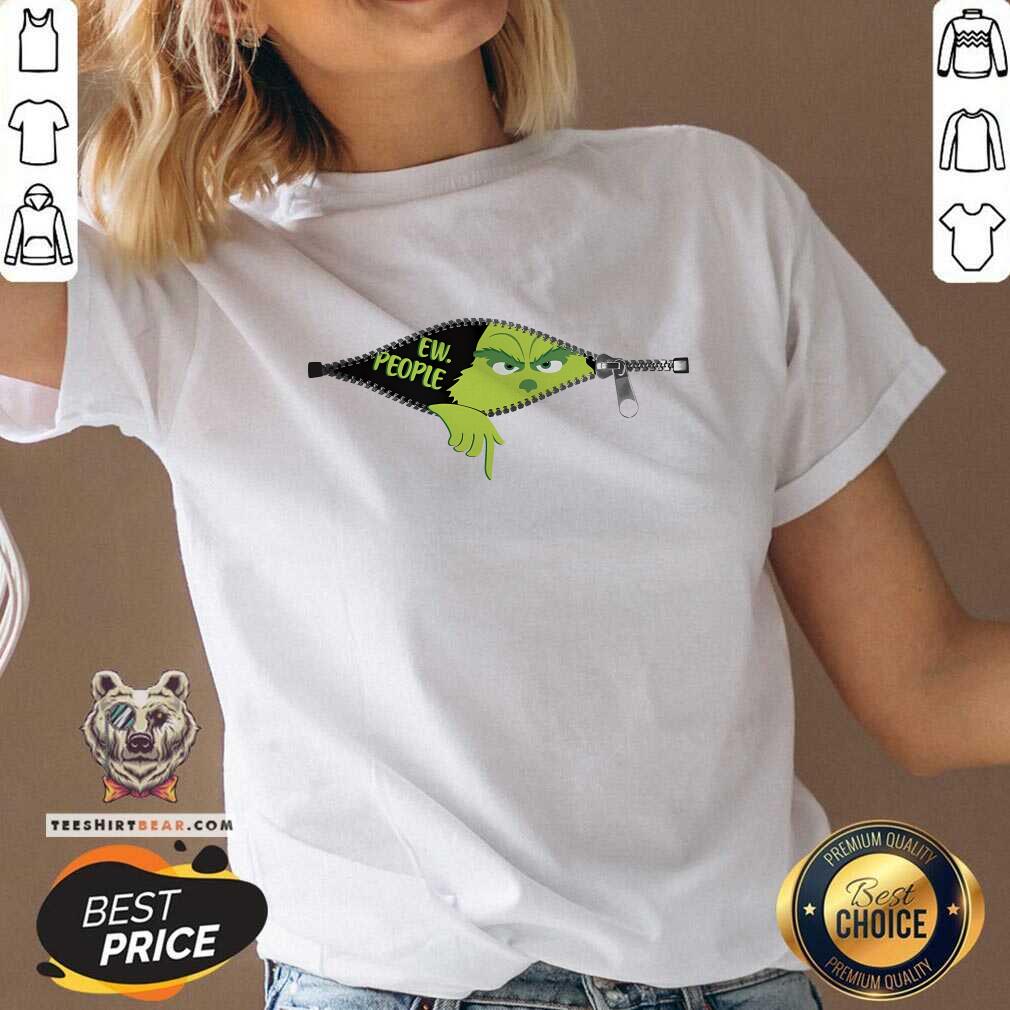Awesome Ew People Grinch Chrismas V-neck
