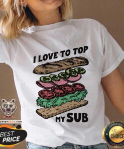 Awesome I Love To Top My Sub V-neck