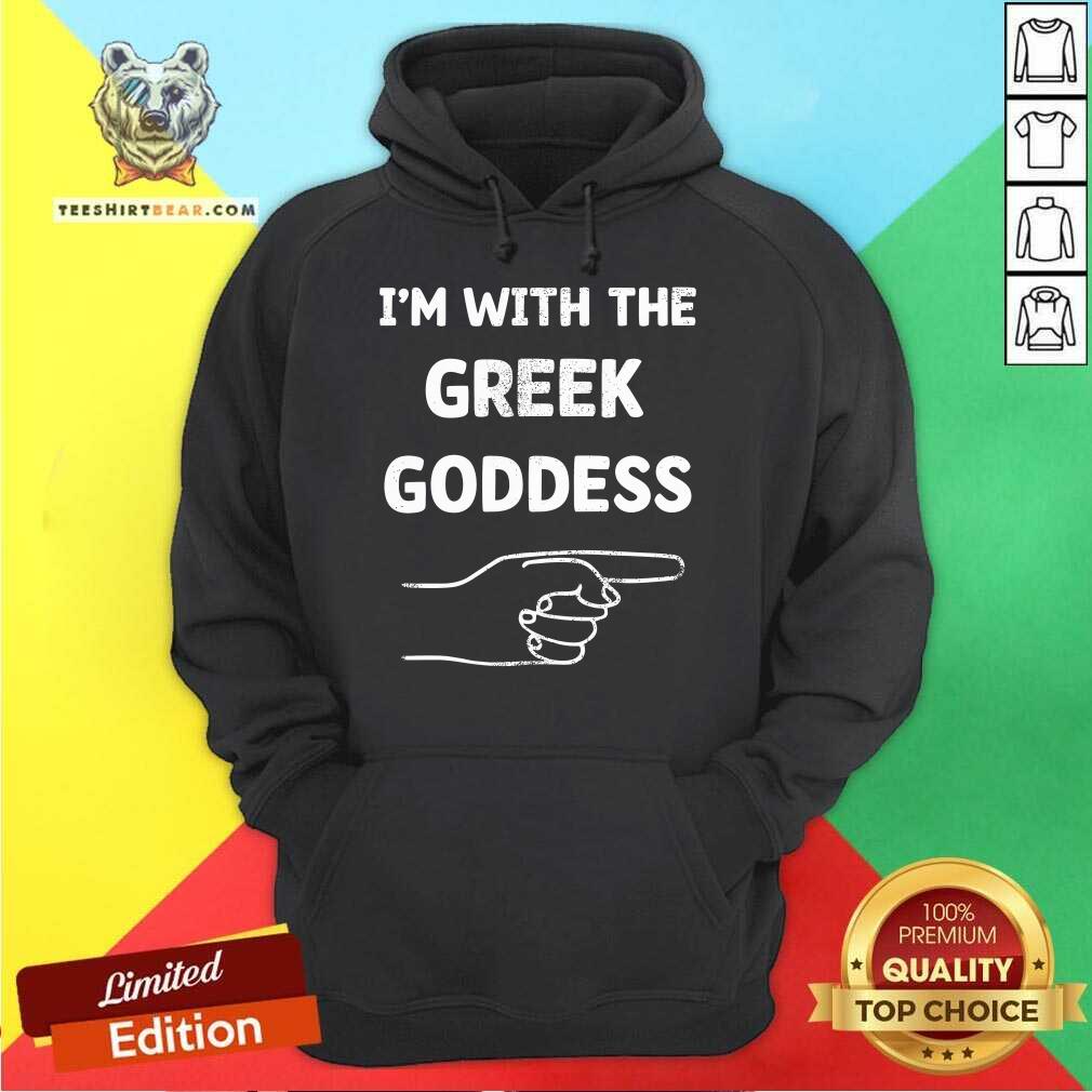 Awesome I'm With The Greek Goddess Halloween Hoodie
