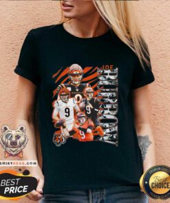 Awesome Joe Burrow Cincinnati Bengals Football Player Graphic 2024 V-neck