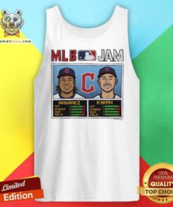 Awesome MLB Jam Guardians Ramirez And Kwan Tank-top