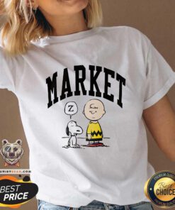 Awesome Market Peanuts Snoopy V-neck