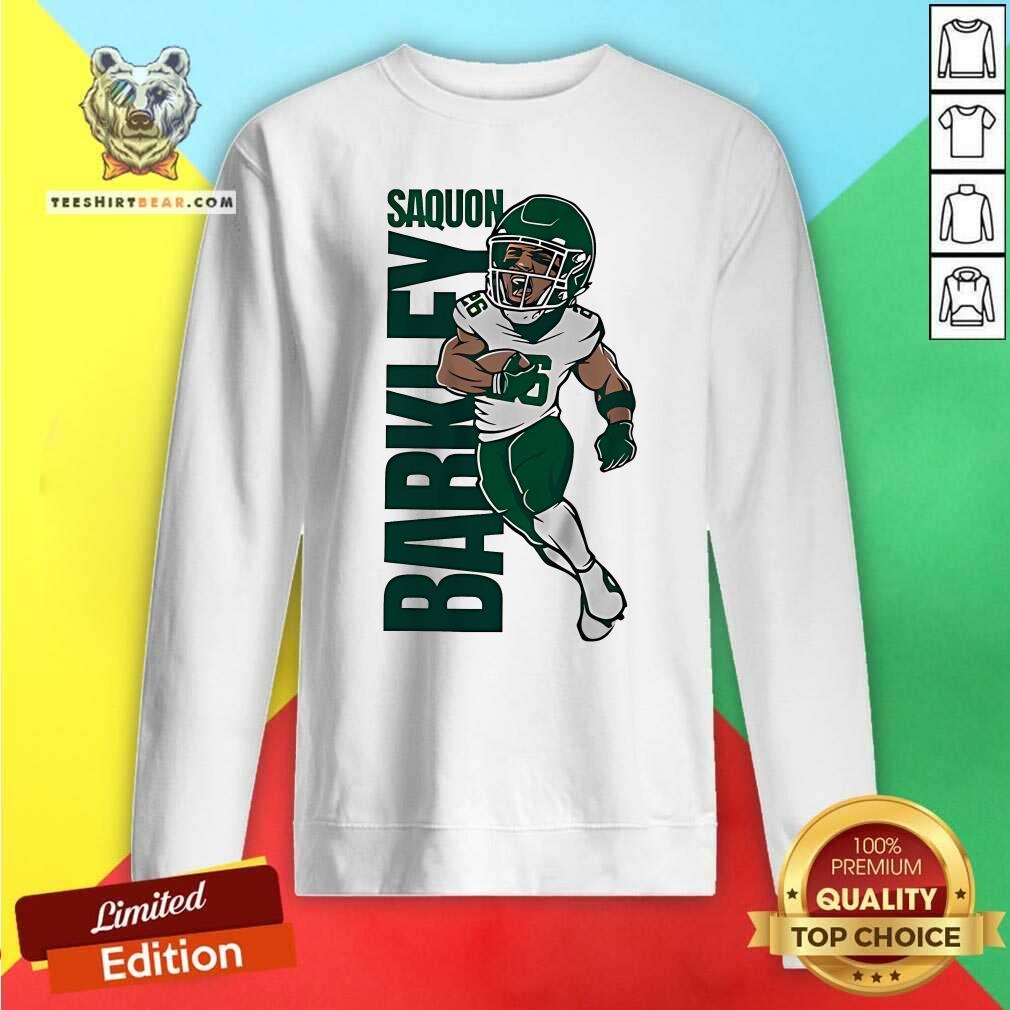 Awesome Saquon Barkley Superhero Star Sweatshirt