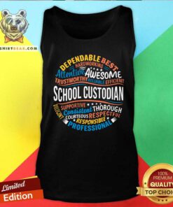 Awesome School Custodians Appreciation Tank-top