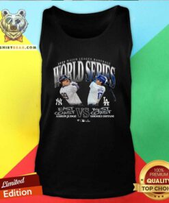 Awesome Shohei Ohtani Vs Aaron Judge Fanatics Black 2024 World Series Tank-top