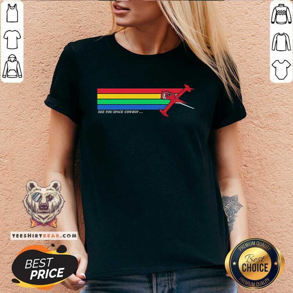 Awesome Swordfish II See You Space Cowboy V-neck
