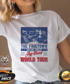 Awesome The Frogtown Hollow Jubilee Jug-Band World Tour Emmet Otter V-neck