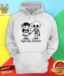 Funny Age Gap Autumn Hoodie