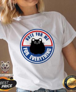 Funny Cute Vote For Me For Everything Cat V-neck