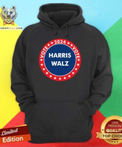 Funny Democratic President Election Campaign 2024 Souvenir Hoodie