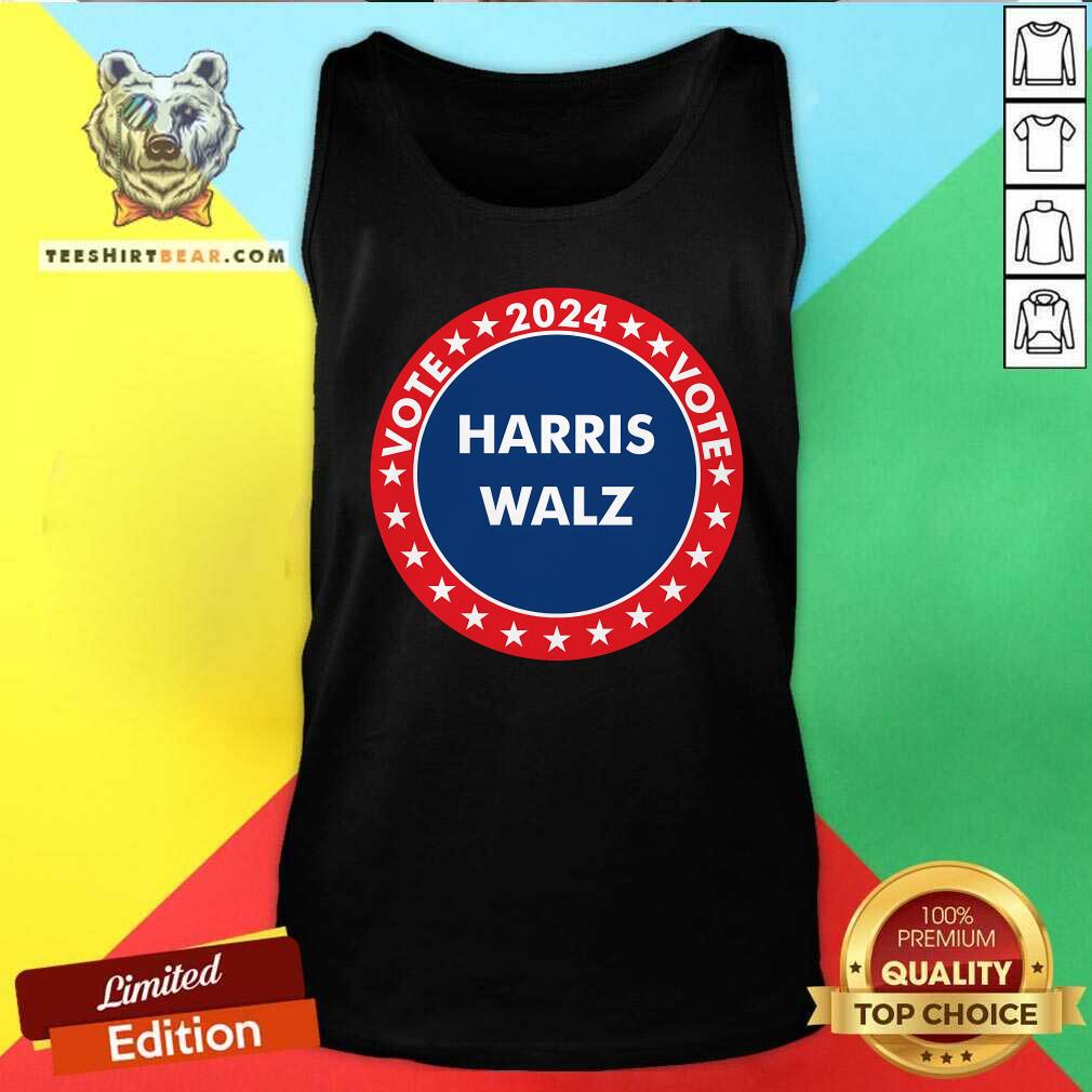 Funny Democratic President Election Campaign 2024 Souvenir Tank-top