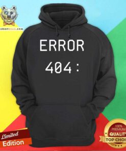 Funny Error 404 Costume Not Found Couples Matching Halloween Hoodie