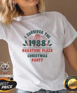 Funny I Survived The 1988 Nakatomi Plaza Christmas Party V-neck