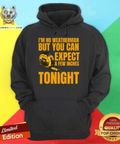 Funny I'm No Weatherman But You Can Expect A Few Inches Tonight Hoodie