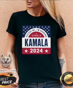 Funny I'm Speaking Kamala Harris 2024 V-neck