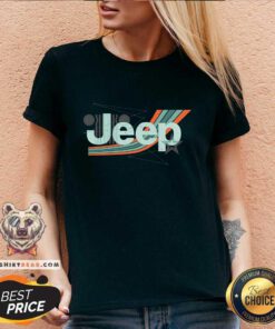 Funny Jeep Painted Angles V-neck