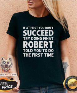 Funny Robert Name Personalized Birthday Christmas V-neck