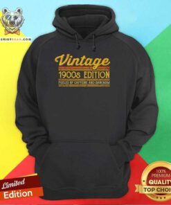 Funny Vintage 1900s Edition Fueled By Caffeine And Sarcasm Hoodie